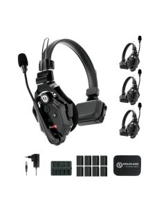 Hollyland Solidcom C1-4S Full-Duplex Talkback Intercom System with 4 Headsets