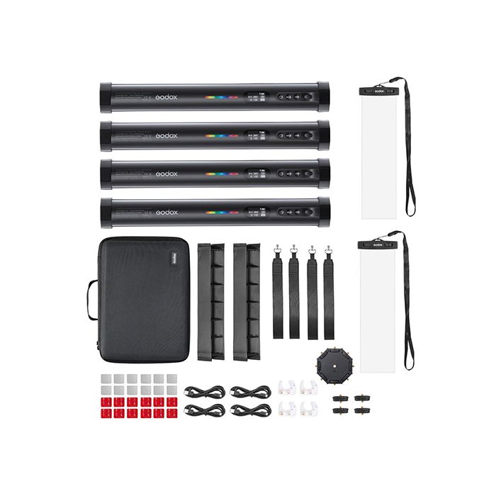 Godox TL30-K4 RGB Tubelight Four-Light Kit