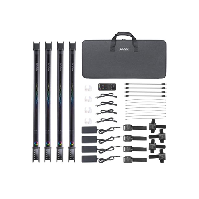 Godox TL60-K4 RGB Tubelight Four-Light Kit